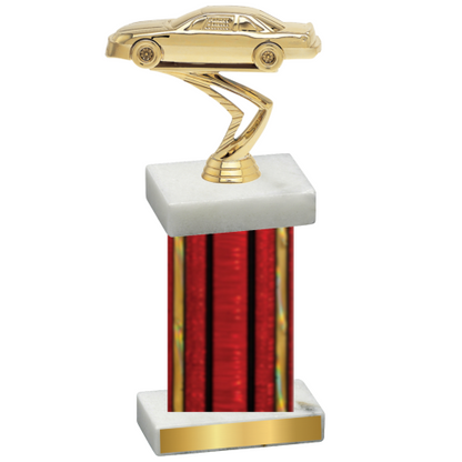 Single Red Glacier Cars Trophy