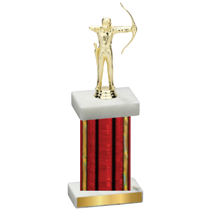 Single Red Glacier Archery Trophy