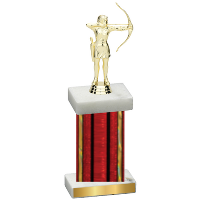 Single Red Glacier Archery Trophy