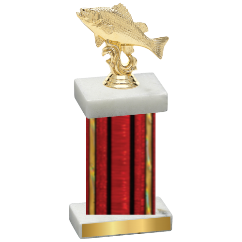 Single Red Glacier Fishing Trophy