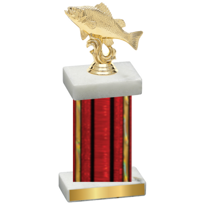 Single Red Glacier Fishing Trophy