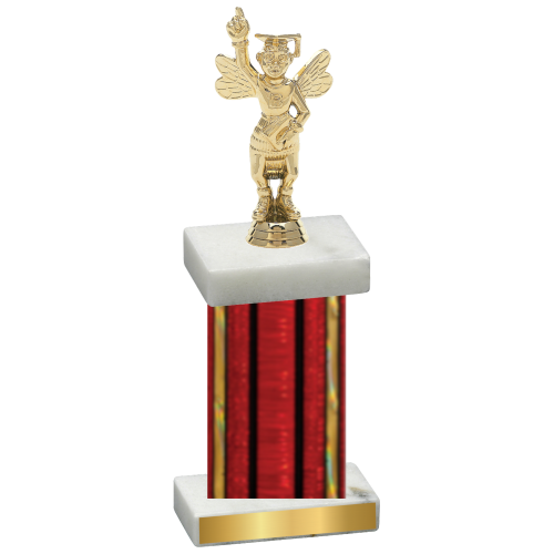 Single Red Glacier Academics Trophy