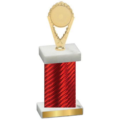 Single Red Carbon Fiber Insert Trophy