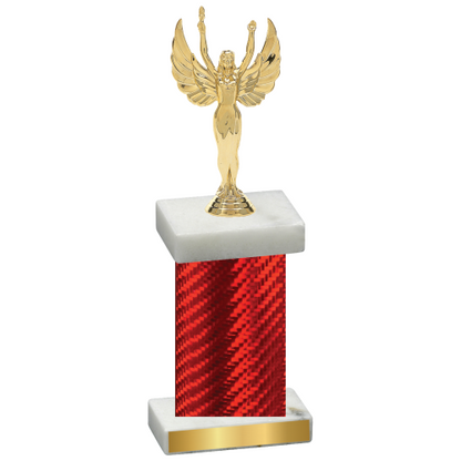 Single Red Carbon Fiber Victory Trophy