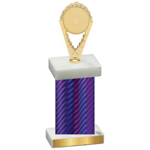 Single Purple Carbon Fiber Insert Trophy