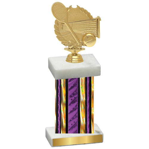 Single Purple Glacier Tennis Trophy