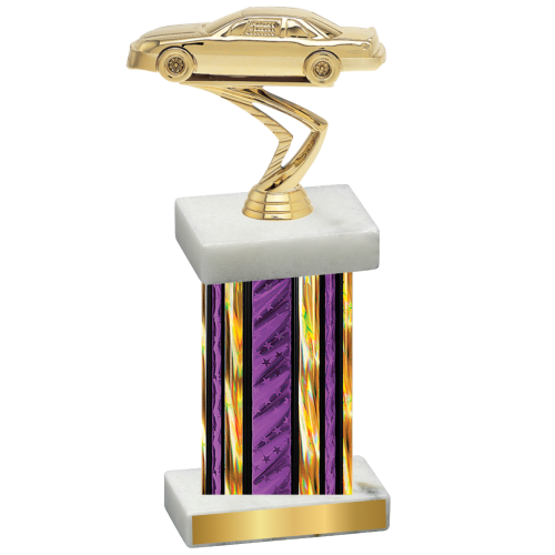 Single Purple Glacier Cars Trophy