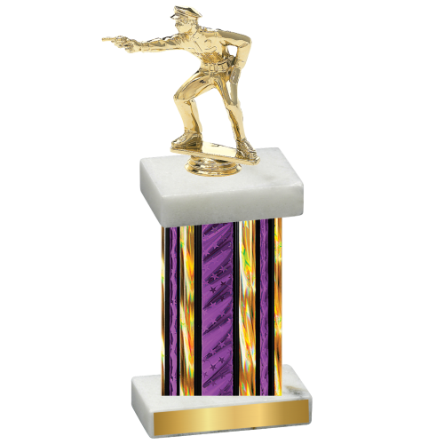 Single Purple Glacier Shooter Trophy