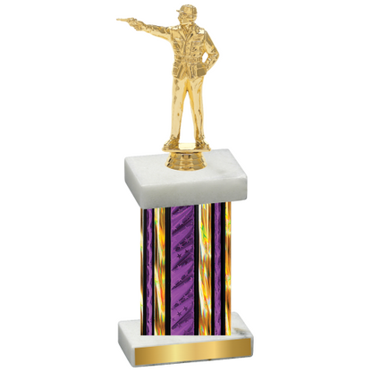 Single Purple Glacier Shooter Trophy