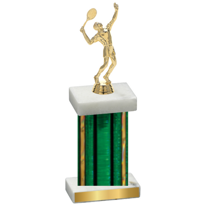 Single Green Glacier Tennis Trophy