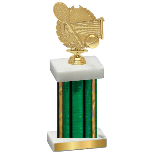 Single Green Glacier Tennis Trophy