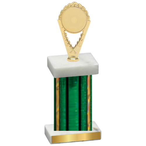 Single Green Glacier Insert Trophy