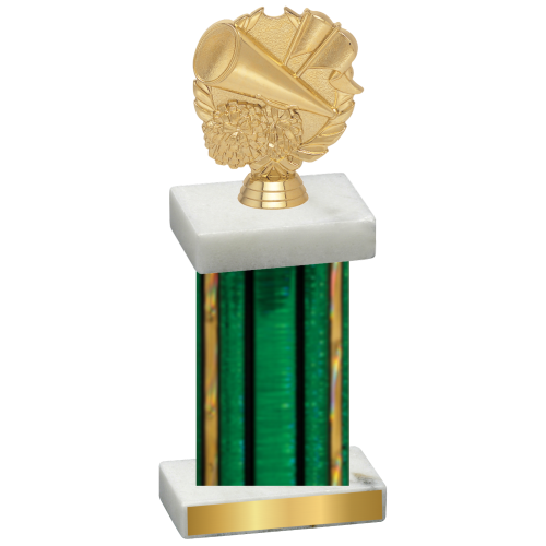 Single Green Glacier Cheerleading Trophy