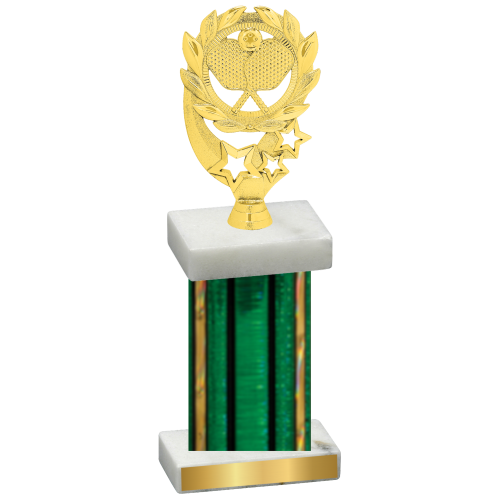 Single Green Glacier Pickleball Trophy