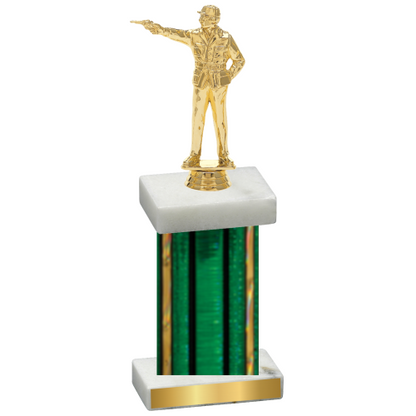 Single Green Glacier Shooter Trophy