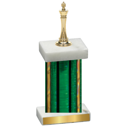 Single Green Glacier Chess Trophy