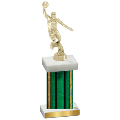 Single Green Glacier Basketball Trophy