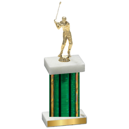 Single Green Glacier Golf Trophy