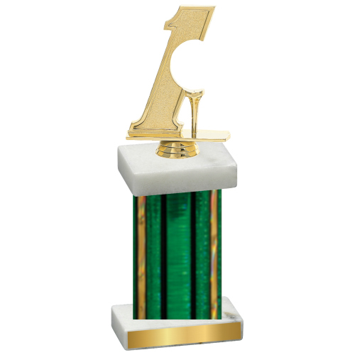 Single Green Glacier Golf Trophy