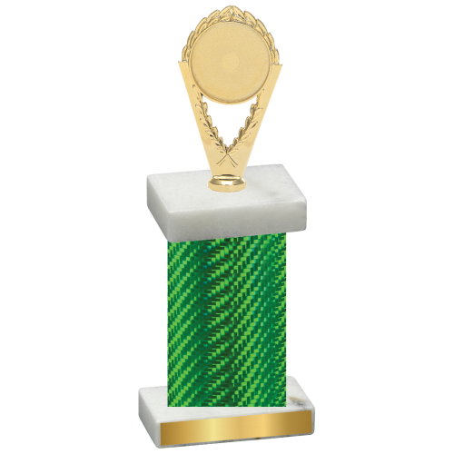 Single Green Carbon Fiber Insert Trophy