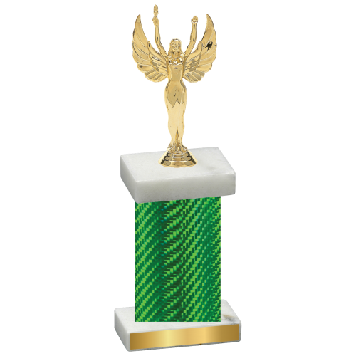 Single Green Carbon Fiber Victory Trophy