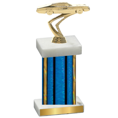 Single Blue Glacier Cars Trophy