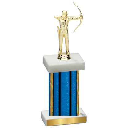 Single Blue Glacier Archery Trophy