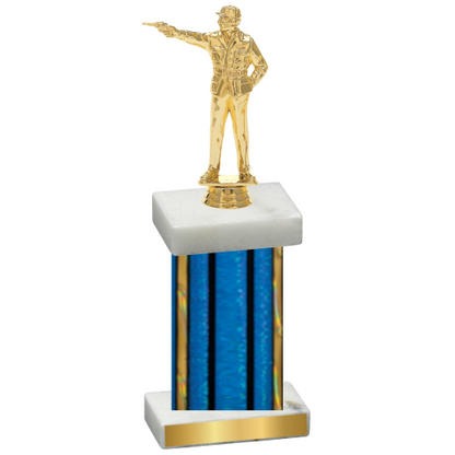 Single Blue Glacier Shooter Trophy