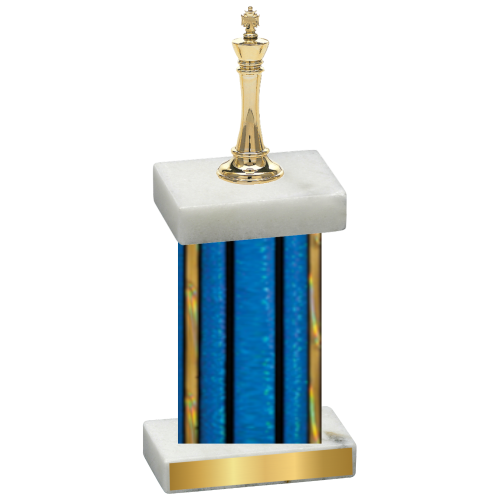 Single Blue Glacier Chess Trophy