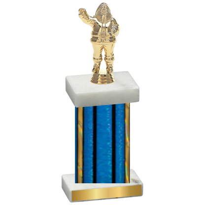 Single Blue Glacier Holiday Trophy