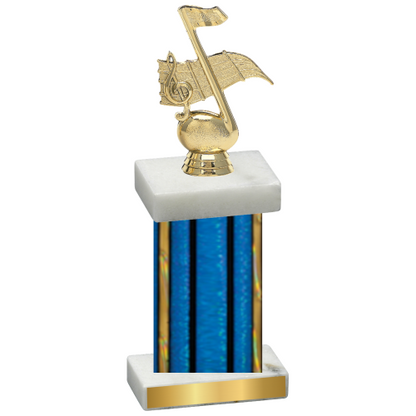 Single Blue Glacier Music Trophy