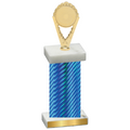 Single Blue Carbon Fiber Insert Trophy