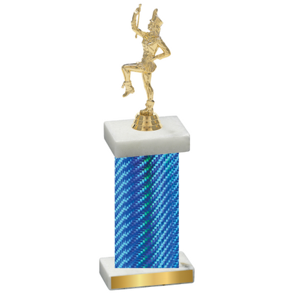 Single Blue Carbon Fiber Majorette Trophy