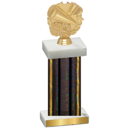 Single Black Glacier Cheerleading Trophy