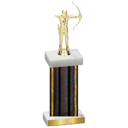 Single Black Glacier Archery Trophy