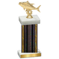 Single Black Glacier Fishing Trophy