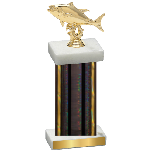 Single Black Glacier Fishing Trophy