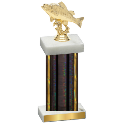 Single Black Glacier Fishing Trophy