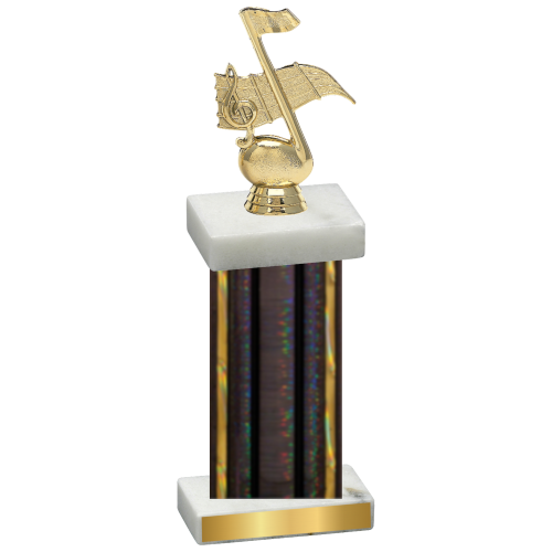 Single Black Glacier Music Trophy