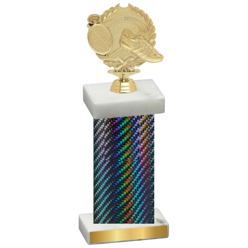 Single Black Carbon Fiber Running Trophy