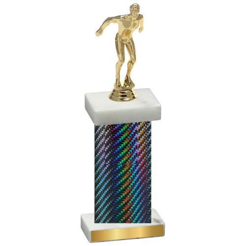 Single Black Carbon Fiber Swimming Trophy