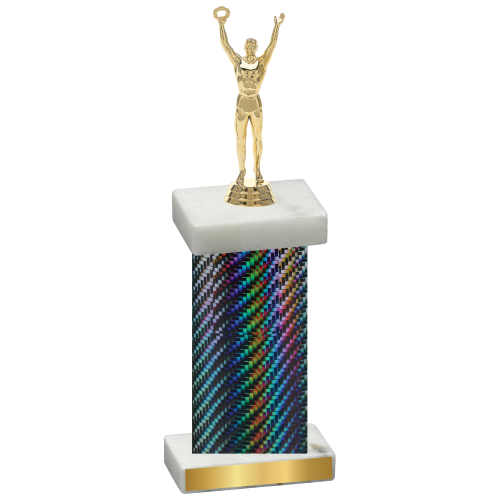 Single Black Carbon Fiber Victory Trophy