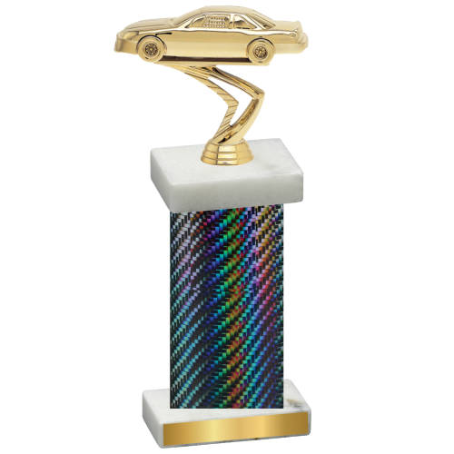 Single Black Carbon Fiber Cars Trophy