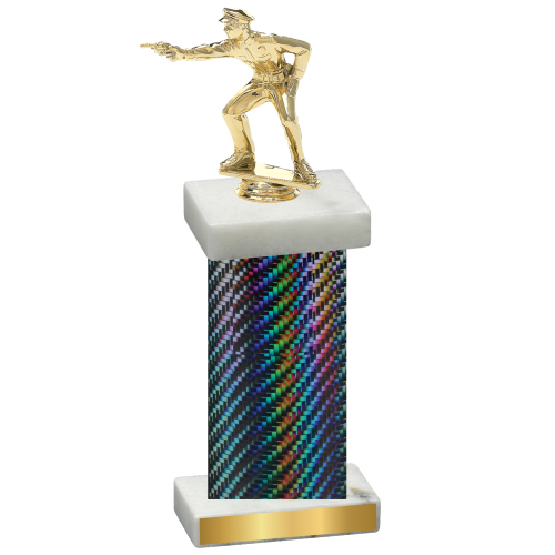 Single Black Carbon Fiber Shooter Trophy