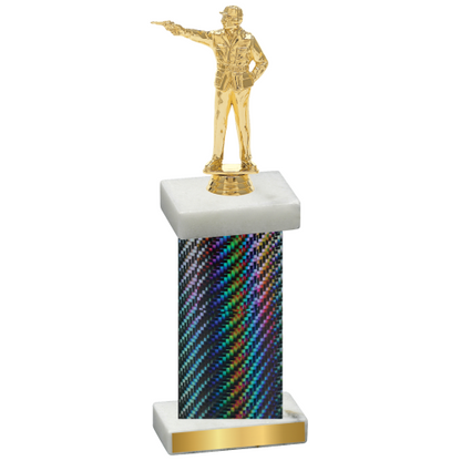 Single Black Carbon Fiber Shooter Trophy