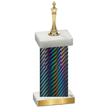 Single Black Carbon Fiber Chess Trophy