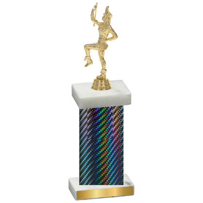 Single Black Carbon Fiber Majorette Trophy