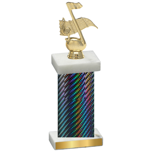 Single Black Carbon Fiber Music Trophy