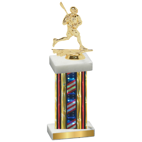 Single Flag USA Lacrosse Trophy