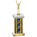 Single Flag USA Victory Trophy
